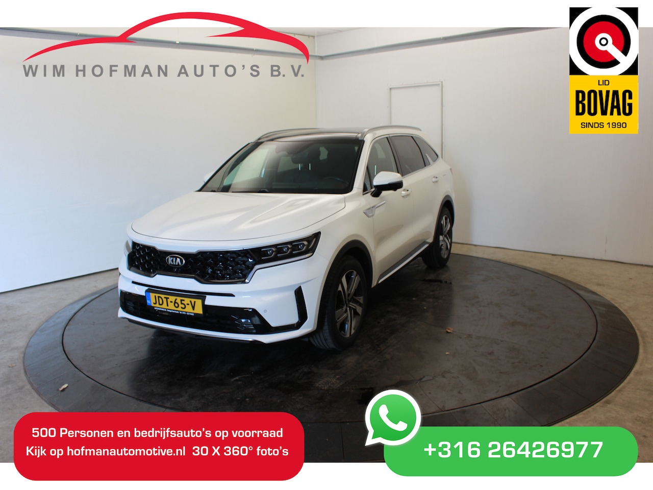 Kia Sorento - 1.6 T-GDI Plug-in Hybrid 4WD Platinum 7p Trekh Pano Leder - AutoWereld.nl