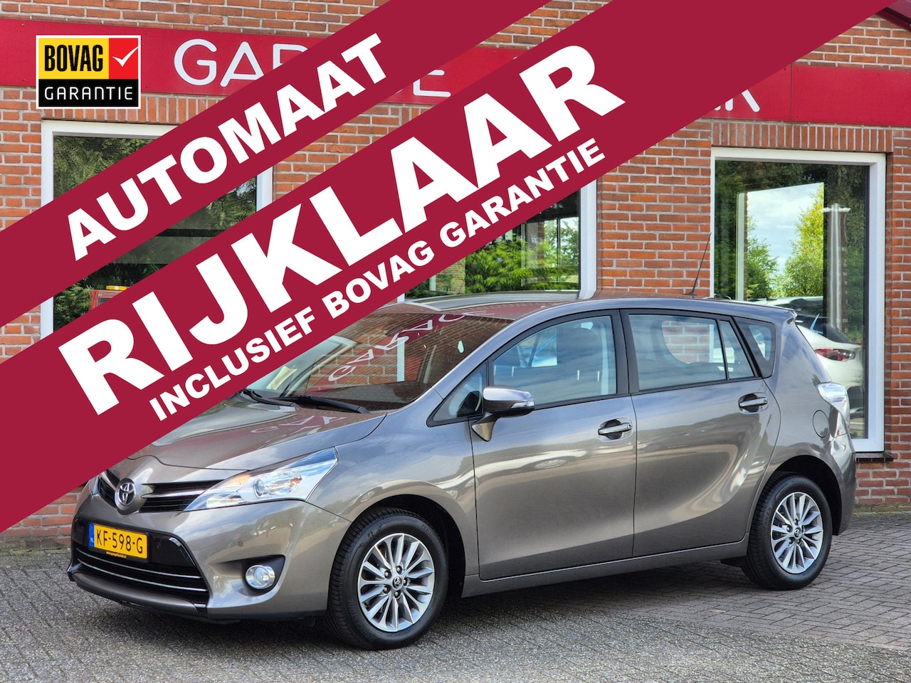 Toyota Verso - 1.8 VVT-i Aspiration 147PK 5drs AUTOMAAT clima, cruise, camera, lmv, pdc RIJKLAAR - AutoWereld.nl