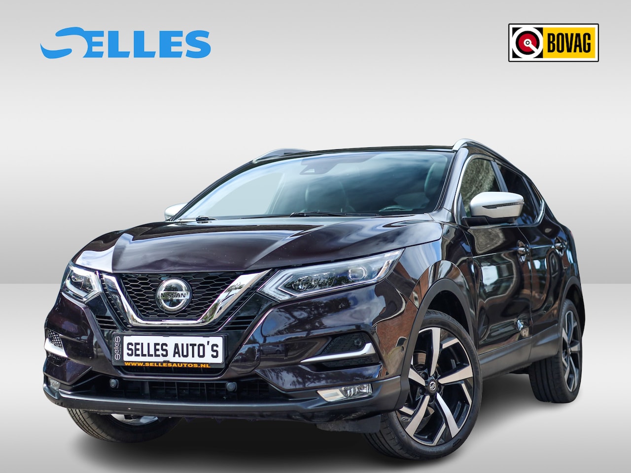 Nissan Qashqai - 1.6 Tekna + Panorama dak | Stoelverwarming | 360 Camera | Memory seat - AutoWereld.nl