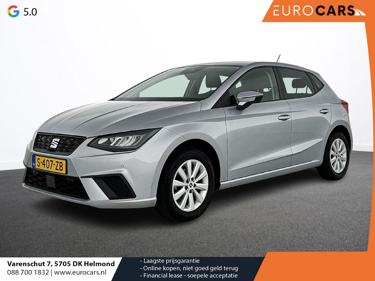 SEAT Ibiza - 1.0 EcoTSI Style Business Connect Airco ECC Navi Carplay Cruise Control Full LED Stoelverw - AutoWereld.nl