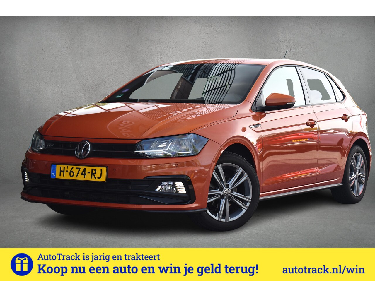 Volkswagen Polo - 1.0 TSI Highline Business R | R-Line | CarPlay | Half Leer | Climate | ACC - AutoWereld.nl