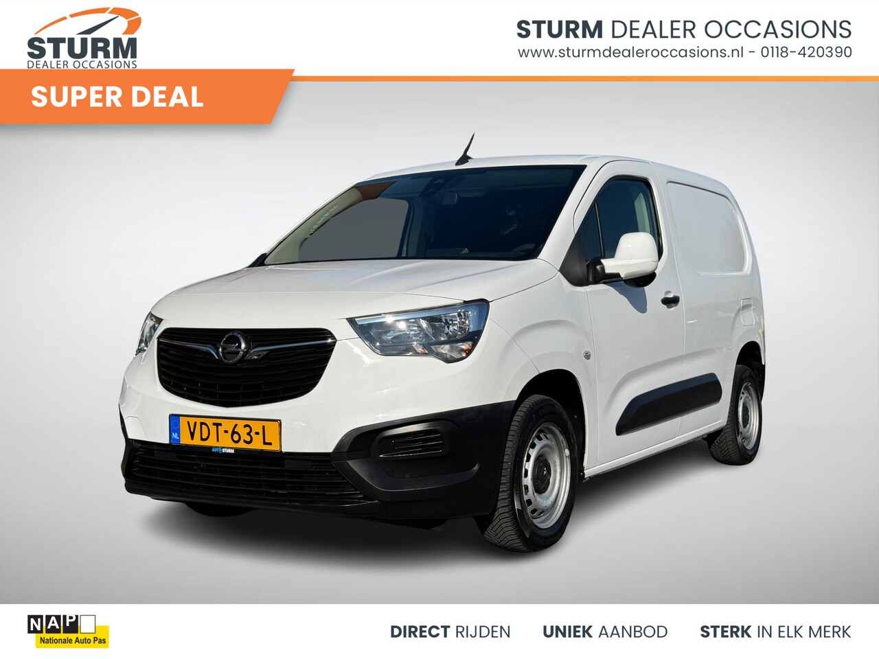 Opel Combo - 1.5D L1H1 Edition 3-Persoons | Trekhaak | Navigatie | Apple Carplay/Android Auto | Lat-Om- - AutoWereld.nl