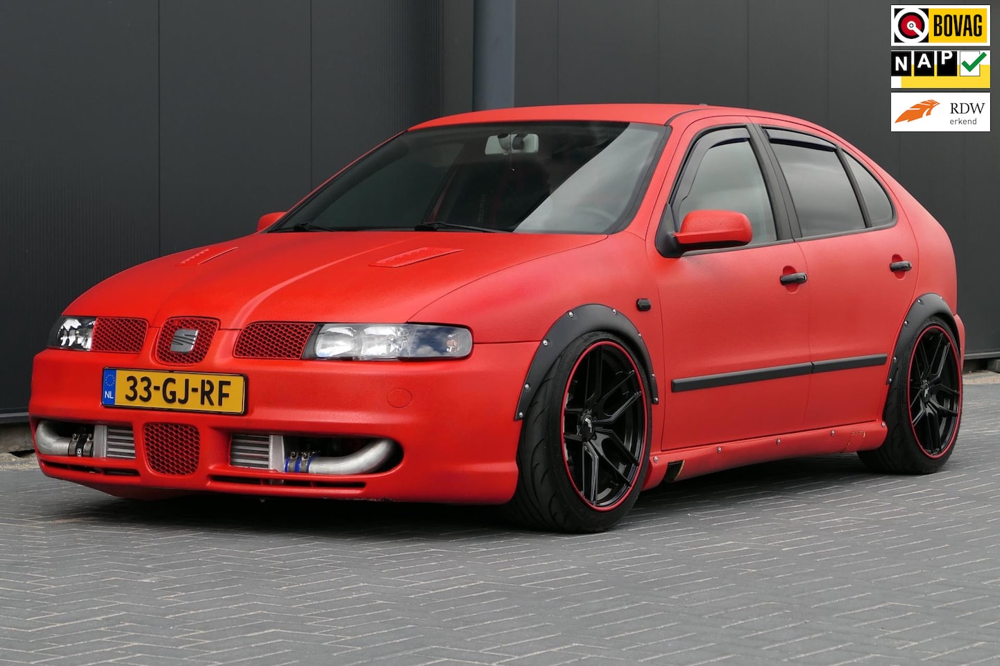 SEAT Leon - 1.8-20VT Sport 500pk !! Stage 3 getuned Airride Rolkooi Leder Getune - AutoWereld.nl