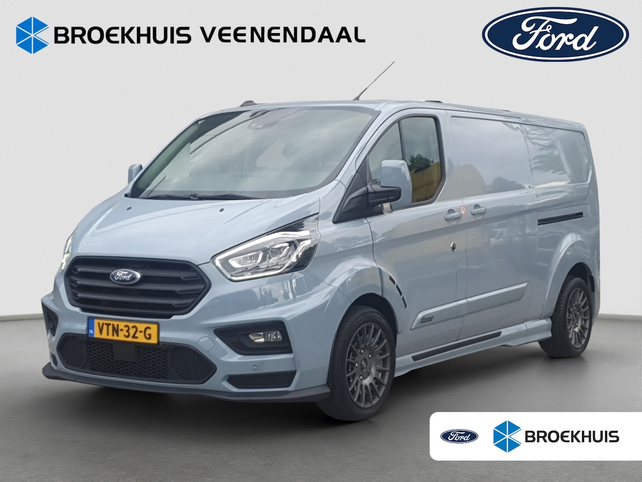 Ford Transit Custom - UNIEK! 320 L2H1 MS-RT 170PK Automaat | Imperiaal inklapbaar | Dubbele schuifdeur | Trekhaa - AutoWereld.nl