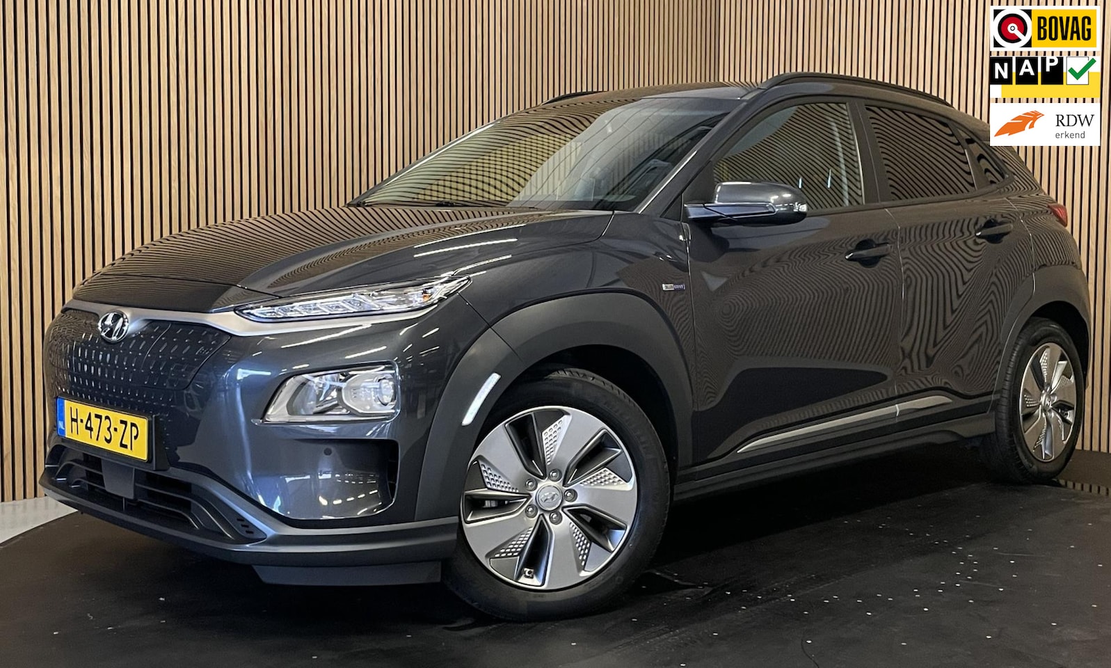 Hyundai Kona Electric - EV Fashion 64 kWh|FACELIFT|3-FASE|1/2 LEDER|ACC|HEAD-UP|KRELL|CAMERA|CARPLAY|NAVI|NL-AUTO| - AutoWereld.nl