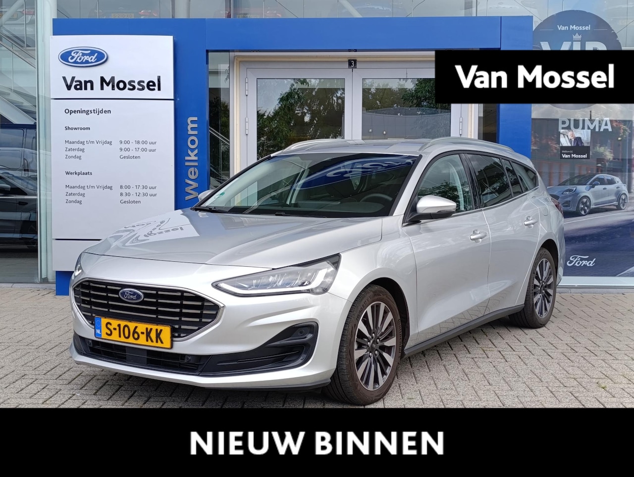 Ford Focus Wagon - 1.0 EcoBoost Hybrid Titanium X | Automaat | Stoel/stuur voorruitverwarming | Navigatie | C - AutoWereld.nl