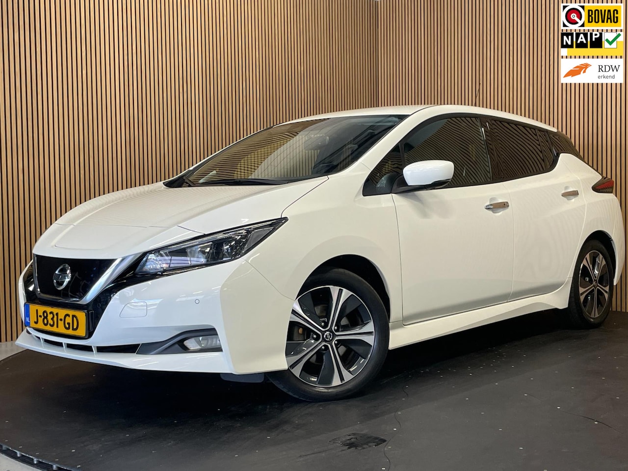 Nissan LEAF - N-Connecta 40 kWh|KEYLESS|ACC|360 CAMERA|CARPLAY|STOEL-STUURVERW.|CLIMATE,CRUISE CONTROL|N - AutoWereld.nl