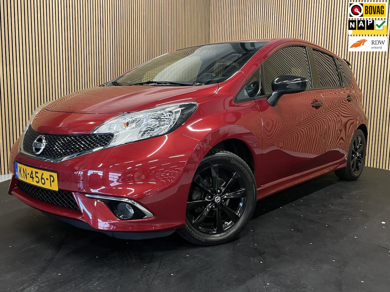 Nissan Note - 1.2 |BLACK EDITION|LEDER|TREKHAAK|NAVI|AIRCO|CRUISE CONTROL|LMV 16''|NETTE AUTO|HISTORIE C - AutoWereld.nl