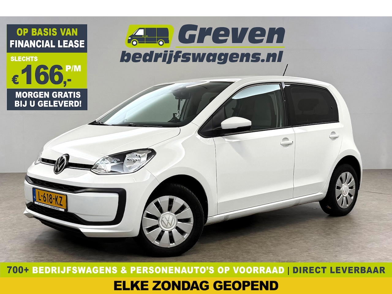 Volkswagen Up! - Up 1.0 Camera LED Airco Cruise Navigatie Parkeersensoren - AutoWereld.nl