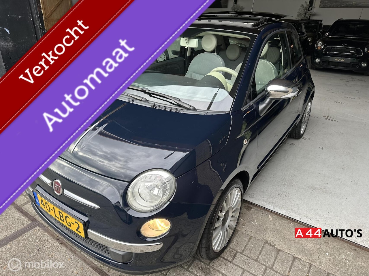 Fiat 500 - 1.2 Lounge*NL auto*NAP✅*AUTOMAAT*OPEN PANORAMADAK* - AutoWereld.nl
