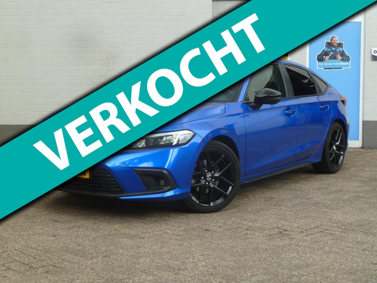 Honda Civic - 2.0 e:HEV Sport|Navi|Adaptive-Cruise|Stoelverwarming|Blindspot|Keyless-Entry/Go|Afn.Trekha - AutoWereld.nl
