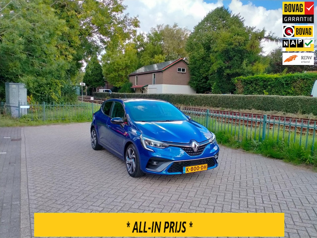 Renault Clio - 1.0 TCe R.S. Line Bose 360 cam airco navi trekhaak ALLINPRIJS - AutoWereld.nl