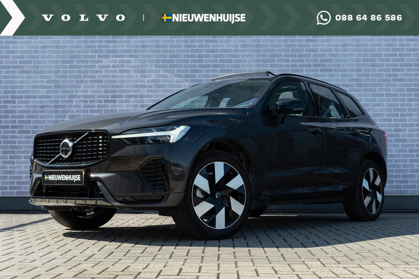 Volvo XC60 - T6 Plug-in hybrid AWD Ultra Dark | Trekhaak 2250 kg | Panoramadak | BLIS | 360° camera | S - AutoWereld.nl