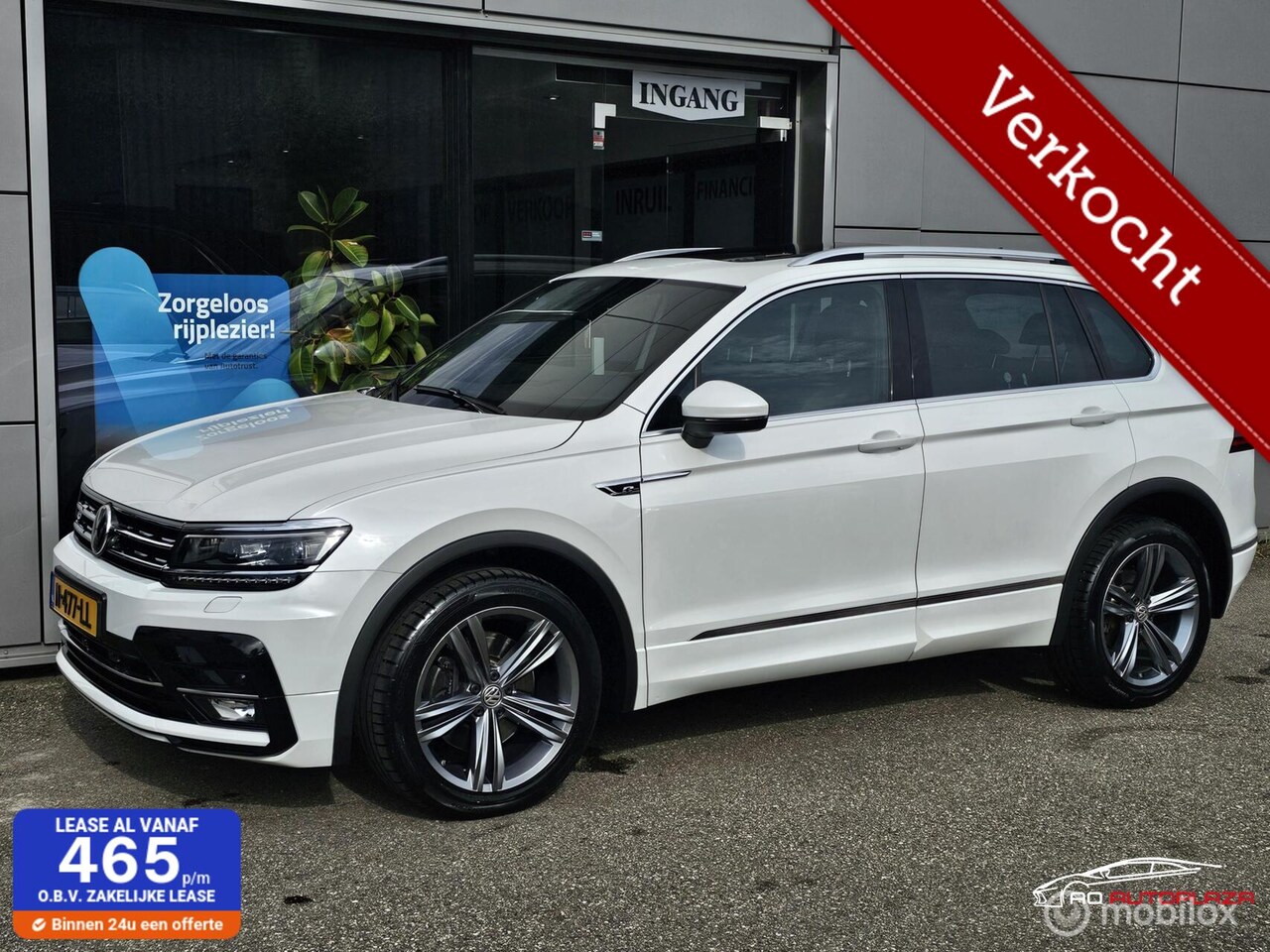 Volkswagen Tiguan - 2.0 TSI 4Motion 3x R-line Panorama/360 camera/Sideassist - AutoWereld.nl