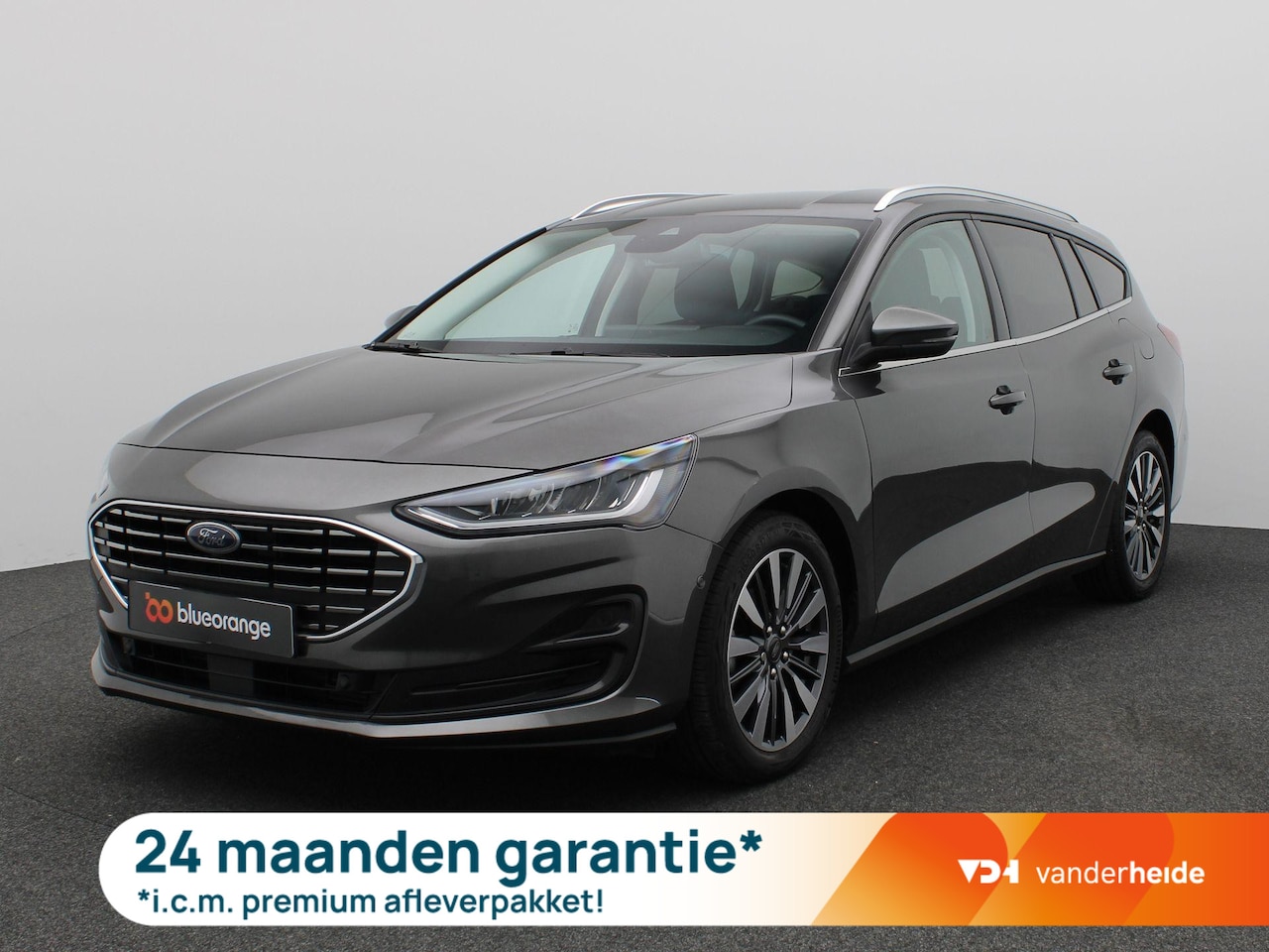 Ford Focus Wagon - 1.0 EcoBoost Hybrid Titanium X 155PK Aut. Adaptieve Cruise Control, Navigatie, Side Assist - AutoWereld.nl
