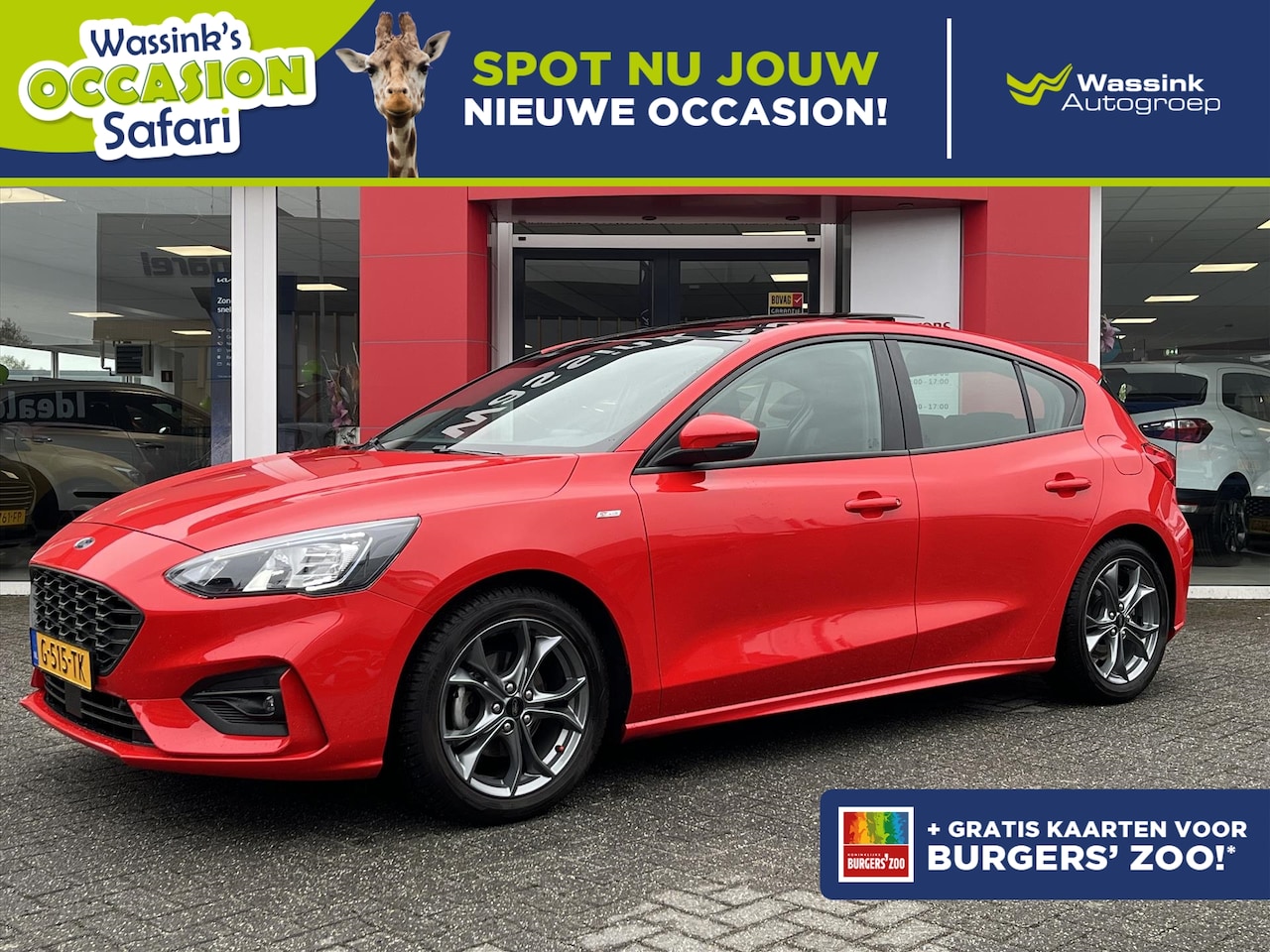 Ford Focus - 1.0 EcoBoost 125pk ST-Line Business I Glazen Schuif/kanteldak I Stoelverwarming I Stuurver - AutoWereld.nl
