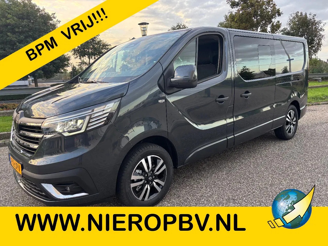 Renault Trafic - 2.0DCI L2H1 150PK Automaat Dubbelcabine Dubbelen schuifdeur Airco Navi Cruisecontrol NIEUW - AutoWereld.nl