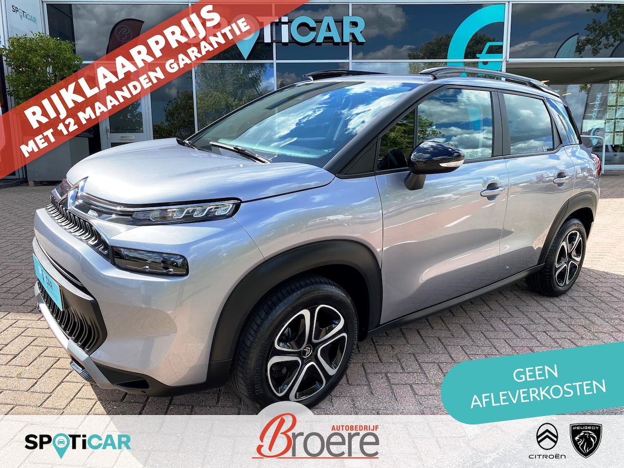 Citroën C3 Aircross - 1.2 Turbo 130pk EAT6 Automaat Feel | parkeersensoren, navigatie, cruise control, apple, an - AutoWereld.nl
