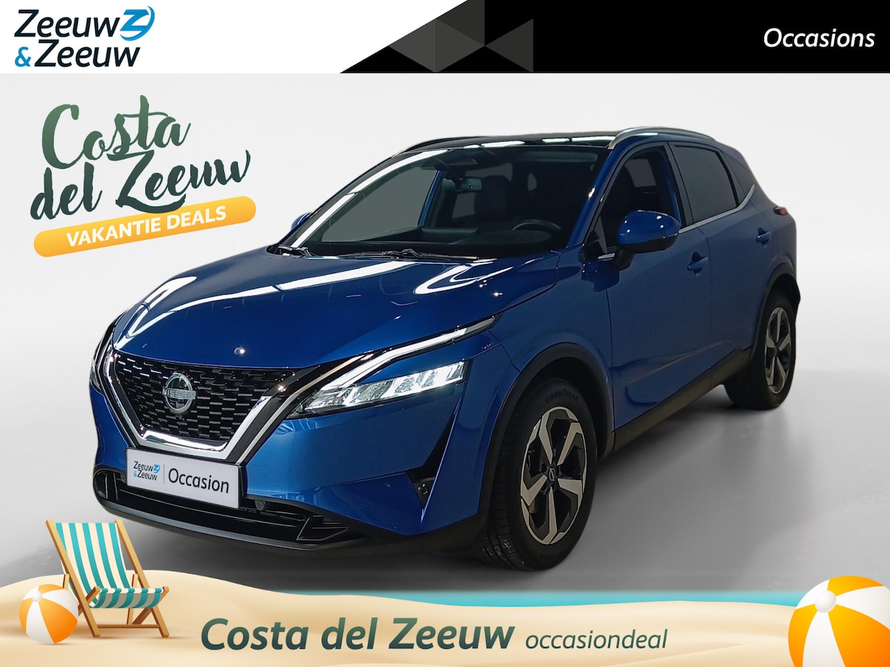 Nissan Qashqai - 1.3 MHEV Xtronic N-Connecta *1800kg trekgewicht*Trekhaak*360grd view*Navigatie*Apple carpl - AutoWereld.nl