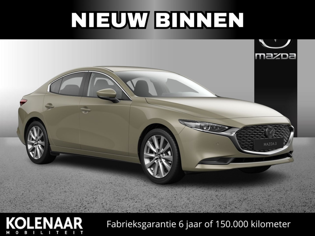 Mazda 3 - Sedan 2.5 e-Sky-G 140 Centre-line - Design Pack/Medio december leverbaar/€3000,- instapvoo - AutoWereld.nl