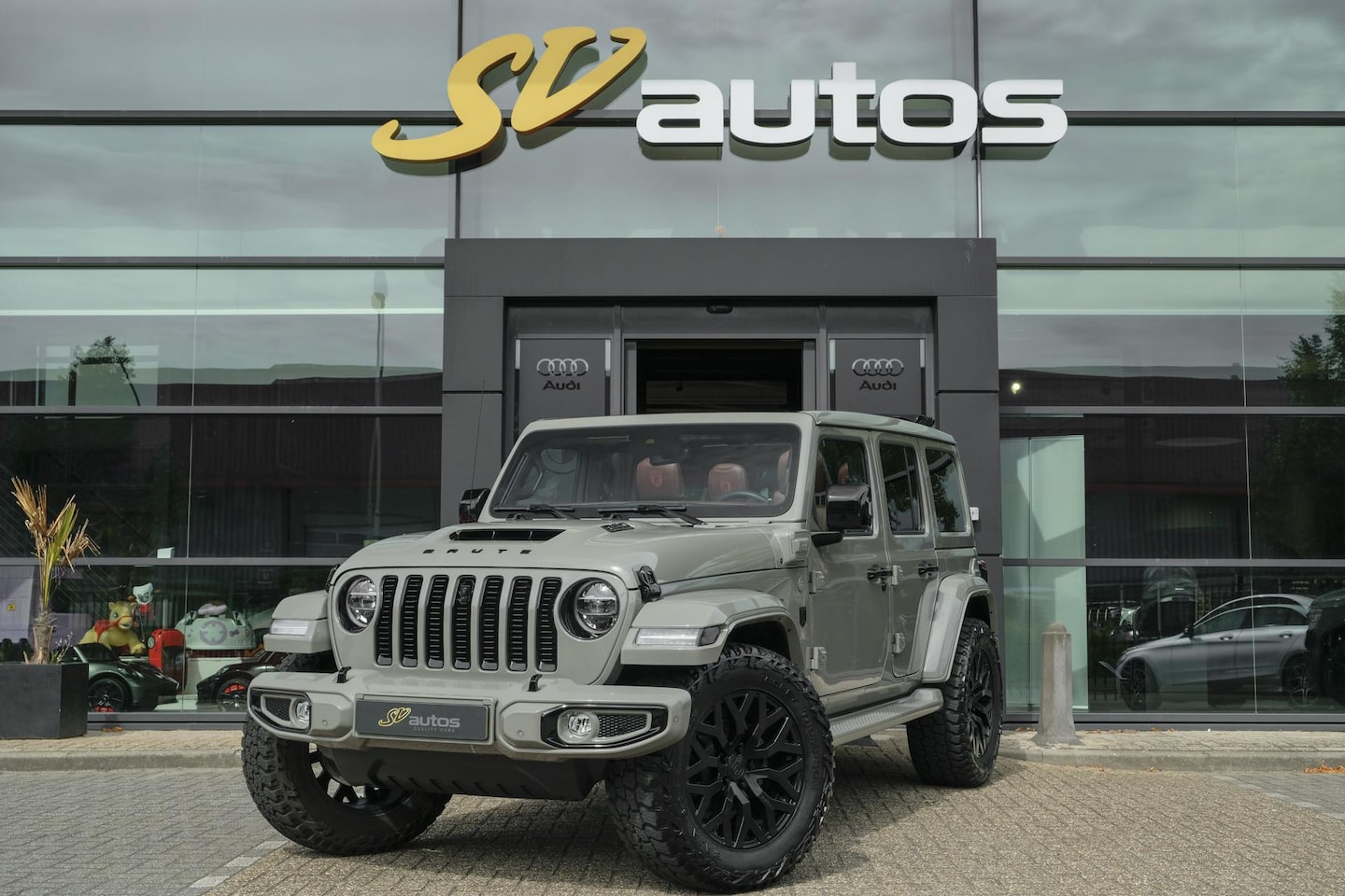 Jeep Wrangler - BRUTE Richmond 380pk 4xe Hybrid Diamond leder Navigatie NLauto Stuur+stoelverwarming Clima - AutoWereld.nl