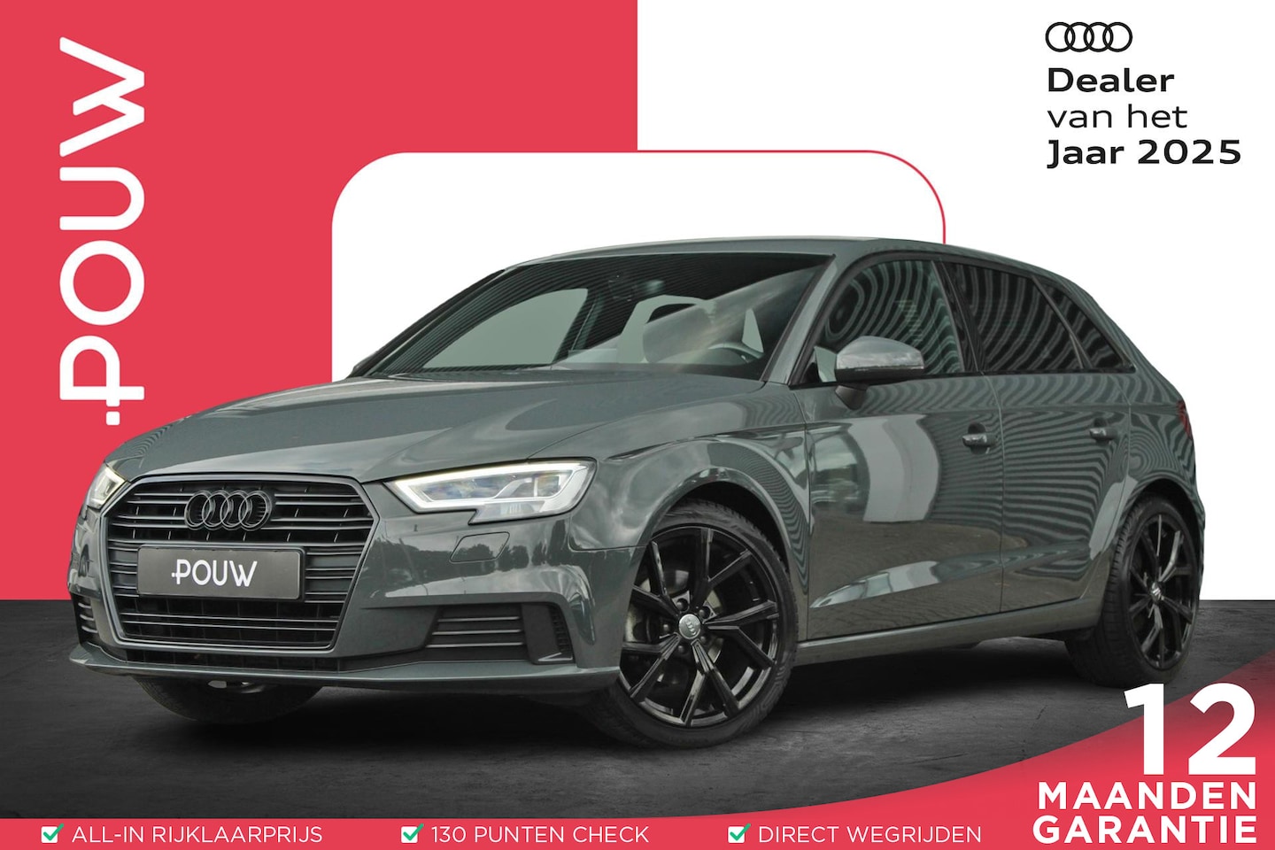 Audi A3 Sportback - 35 TFSI 150pk S-tronic CoD Sport Lease Edition | Sportstoelen | Navigatie | Parkeersensore - AutoWereld.nl