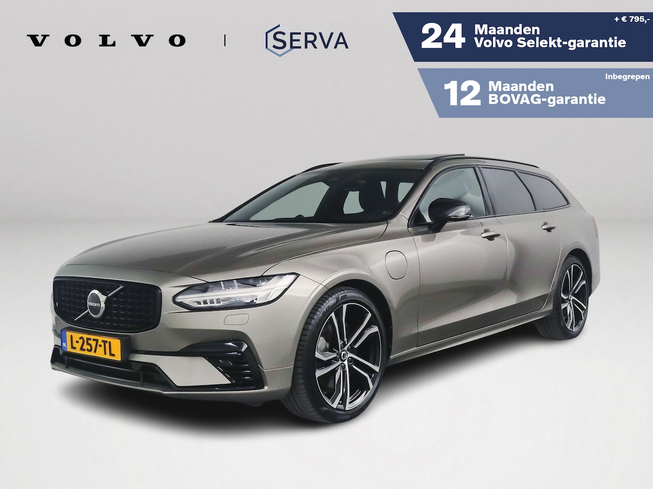 Volvo V90 - T8 AWD R-Design | Luchtvering | Bowers&Wilkins | Panoramadak | Stoel- en Stuurverwarming | - AutoWereld.nl
