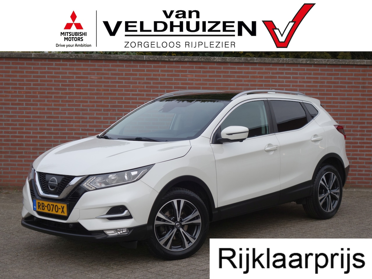 Nissan Qashqai - 1.2 N-Connecta | panoramadak | 360° camera - AutoWereld.nl