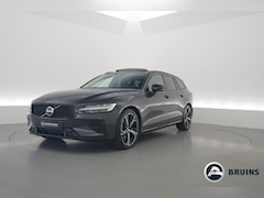 Volvo V60 - 2.0 T6 Plug-in hybrid AWD Ultra Dark | Pano-dak | Head-up | 360 camera | Leer | Stoel + st