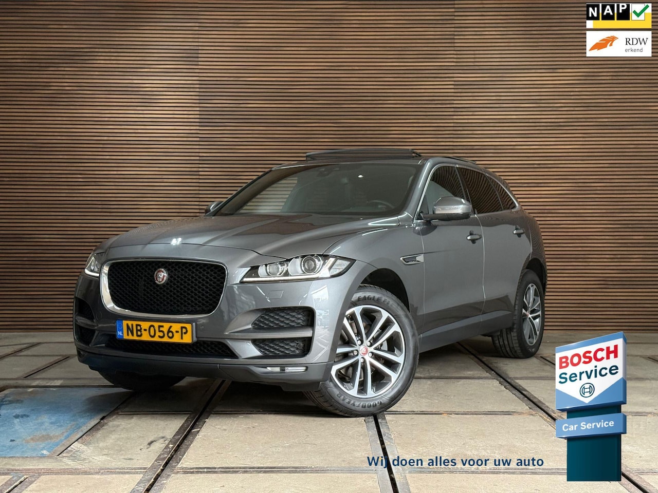 Jaguar F-Pace - 2.0 Portfolio AWD 20d | Meridian | Pano | Trekhaak | Navi - AutoWereld.nl