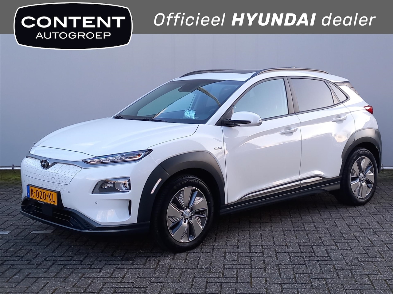 Hyundai Kona Electric - EV 204pk 2WD Aut. Premium Sky / Leder / Stoelverwarming! / 3 fase / - AutoWereld.nl