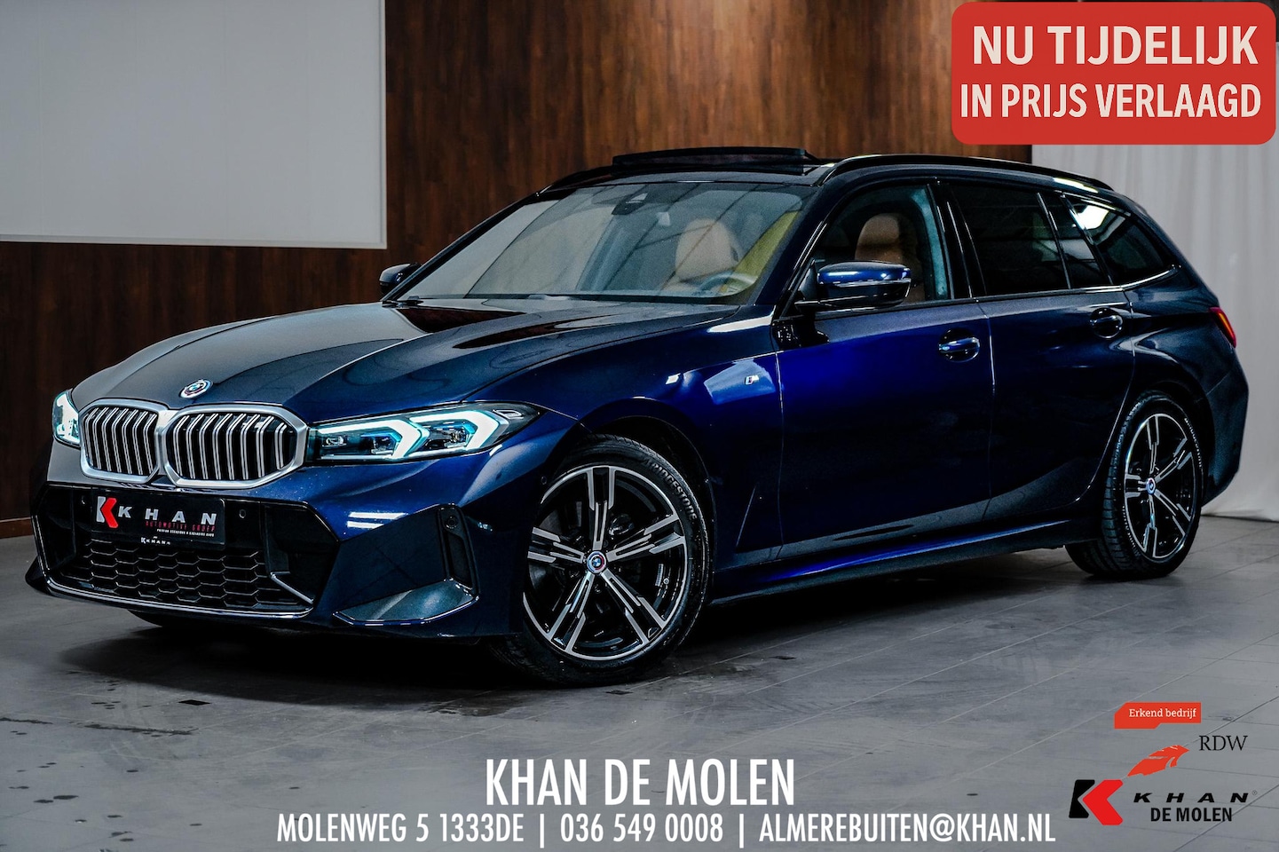 BMW 3-serie Touring - 320i High Executive BTW|M-sport |Pano|Memor|Head-Up|Trekhaak - AutoWereld.nl