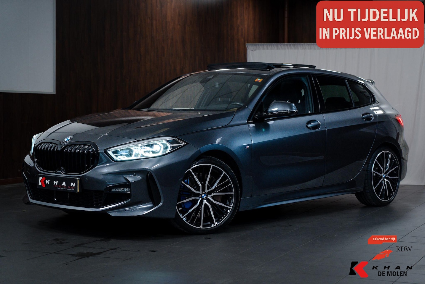 BMW 1-serie - 118i High Executive M-Sport Pano|Sfeer|Dealer onderhouden - AutoWereld.nl