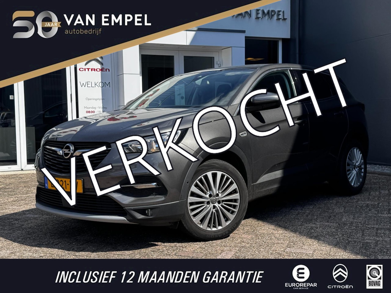 Opel Grandland X - 1.2 Turbo Innovation | Elektrische Achterklep | Parkeersensoren voor + achter | Navigatie - AutoWereld.nl