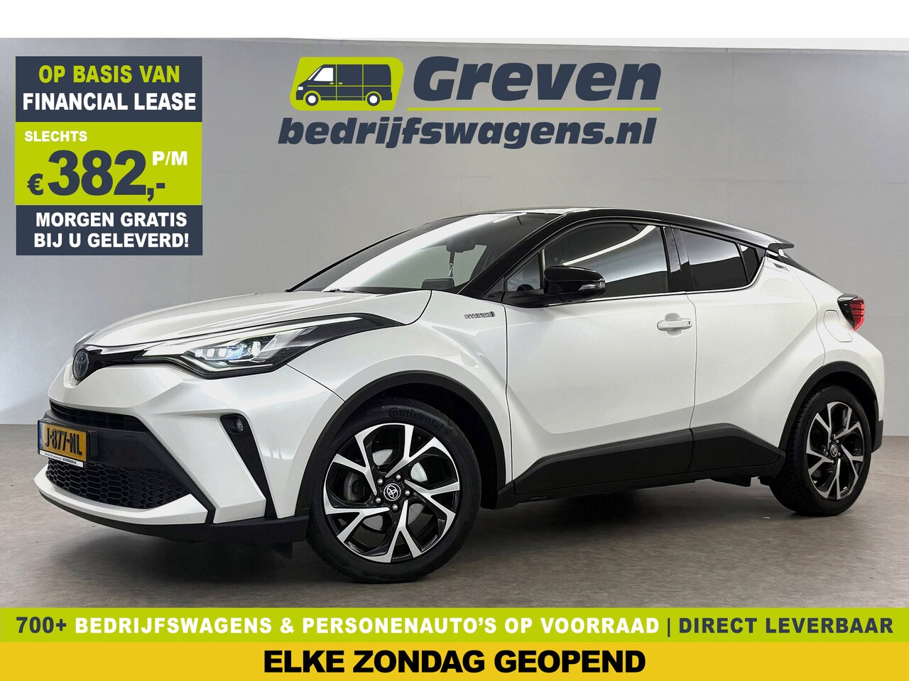 Toyota C-HR - 2.0 Hybrid 217PK Business Plus 217PK JBL Audio Camera Carplay Clima Cruise LED Trekhaak Na - AutoWereld.nl