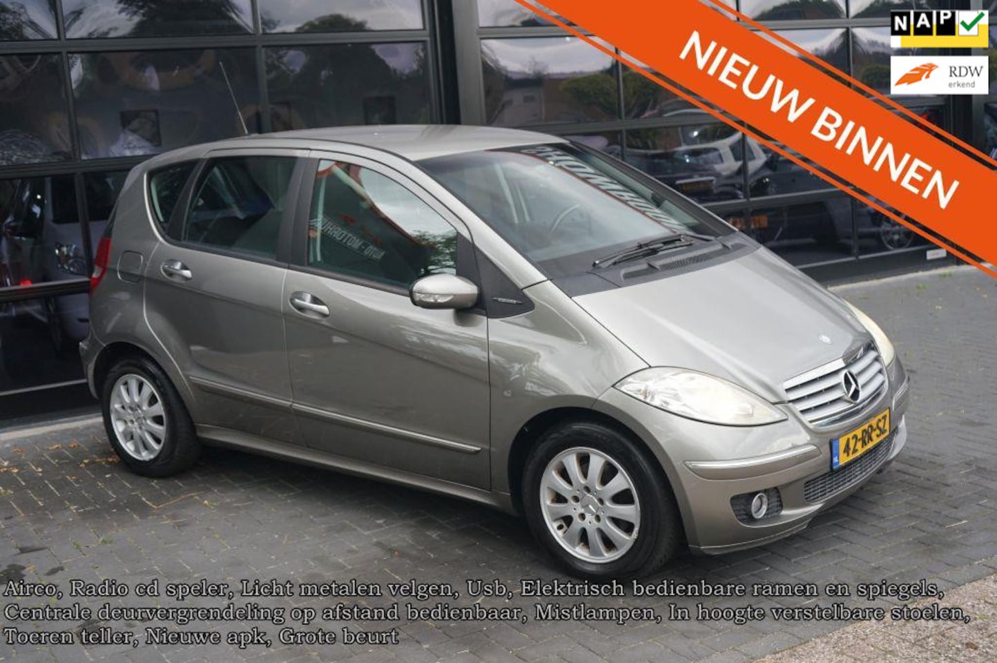 Mercedes-Benz A-klasse - 150 Elegance 150 Elegance, Airco, Elek pakket, Automaat - AutoWereld.nl