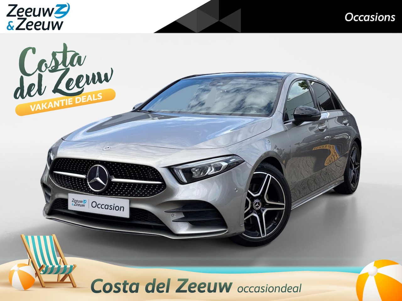 Mercedes-Benz A-klasse - 180 Business Solution AMG | Panoramadak | Camera | Led koplampen | Sportstoelen | Apple/An - AutoWereld.nl