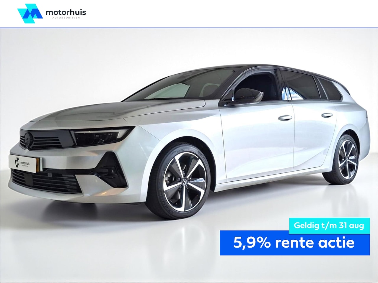 Opel Astra Sports Tourer - 1.2 Turbo Hybrid 136pk Start/Stop eDCT GS NAVI LED CAMERA STOELV - AutoWereld.nl