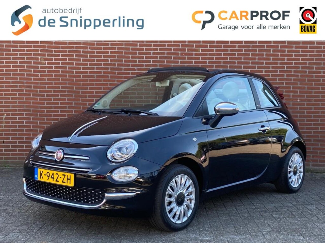 Fiat 500 C - 1.0 Hybrid Lounge NAV CRUISE CARPLAY PDC LMV DAB - AutoWereld.nl