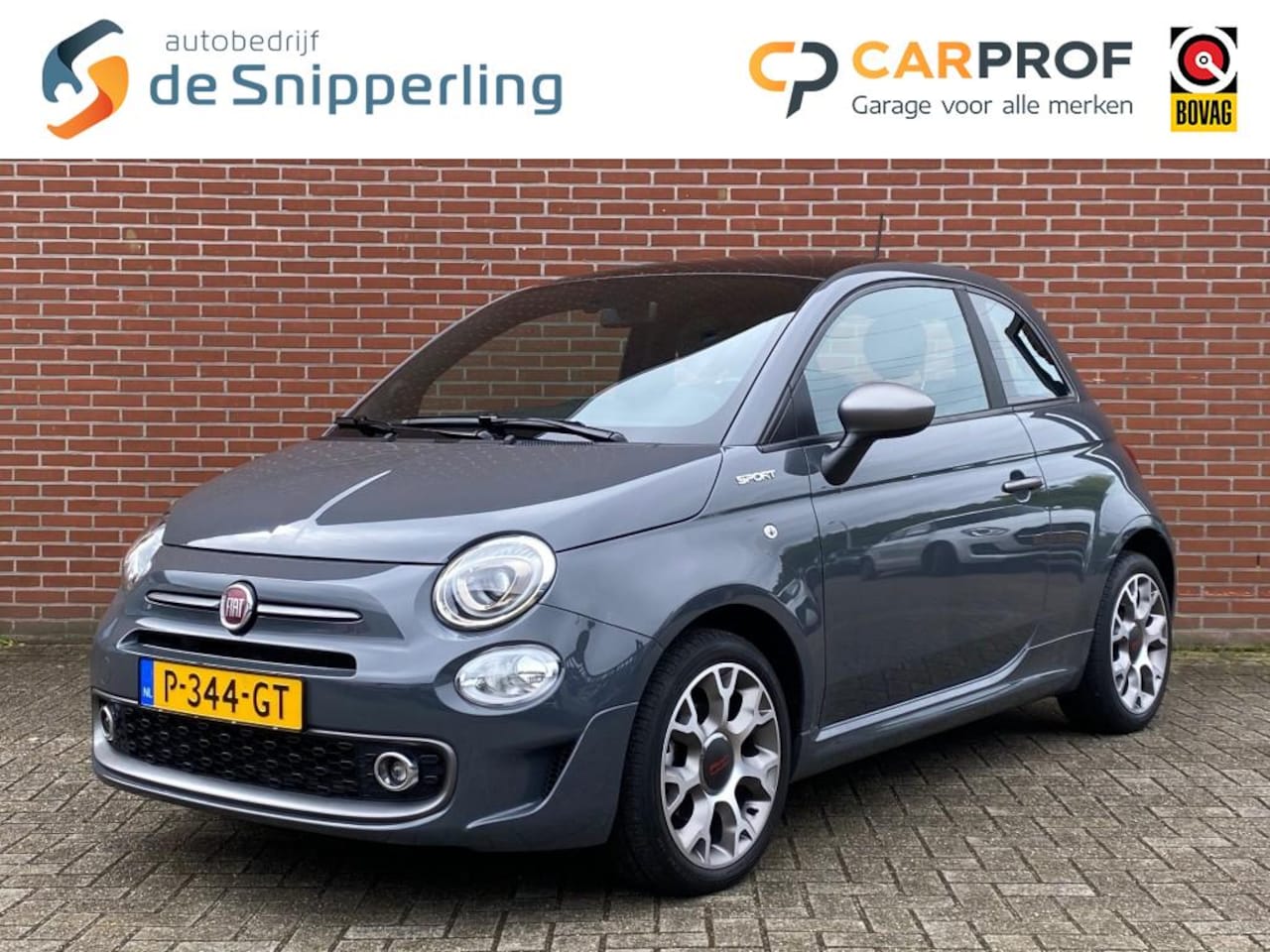 Fiat 500 - 1.0 HYBRID SPORT CLIMA CRUISE CARPLAY PANO PDC LMV - AutoWereld.nl
