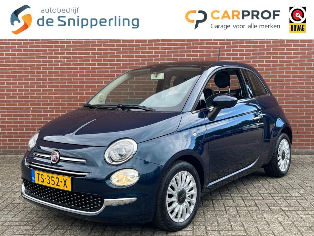 Fiat 500 - 0.9 TWINAIR T LOUNGE AIRCO PANO CRUISE BLUETOOTH - AutoWereld.nl