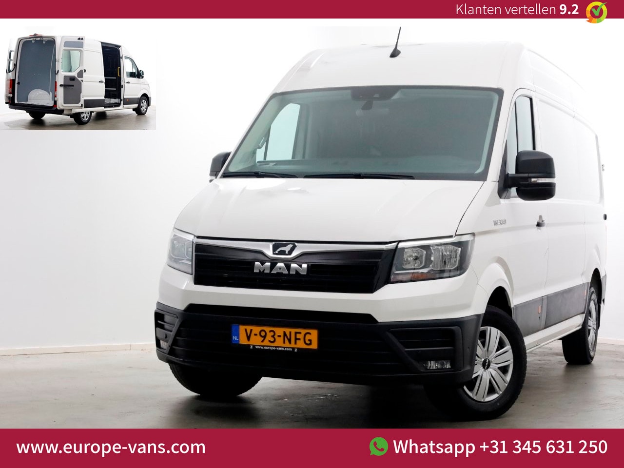 MAN TGE - 3.140 2.0 140pk L3H3 (L2H2) Airco/Navi/Camera 07-2022 - AutoWereld.nl