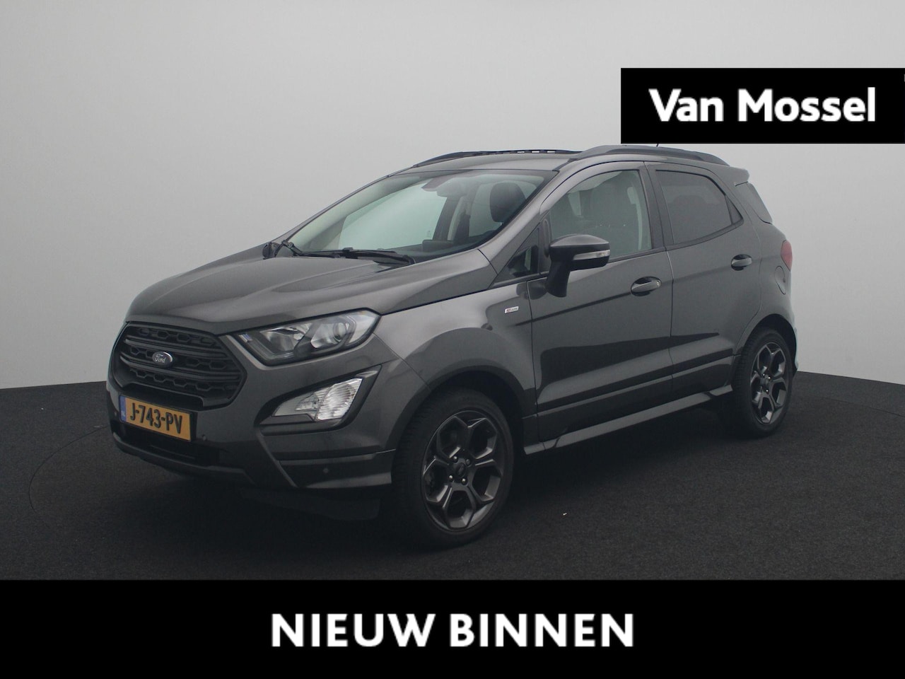 Ford EcoSport - 1.0 EcoBoost ST-Line Black Aut. | Winterpack | Schuifdak | Trekhaak | Navigatie | Climate - AutoWereld.nl