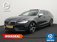 Volvo V90 - T8 AWD R-Design Plug In Hybrid 394pk PHEV | Panodak | Adaptive Cruise | Harman Kardon | Al