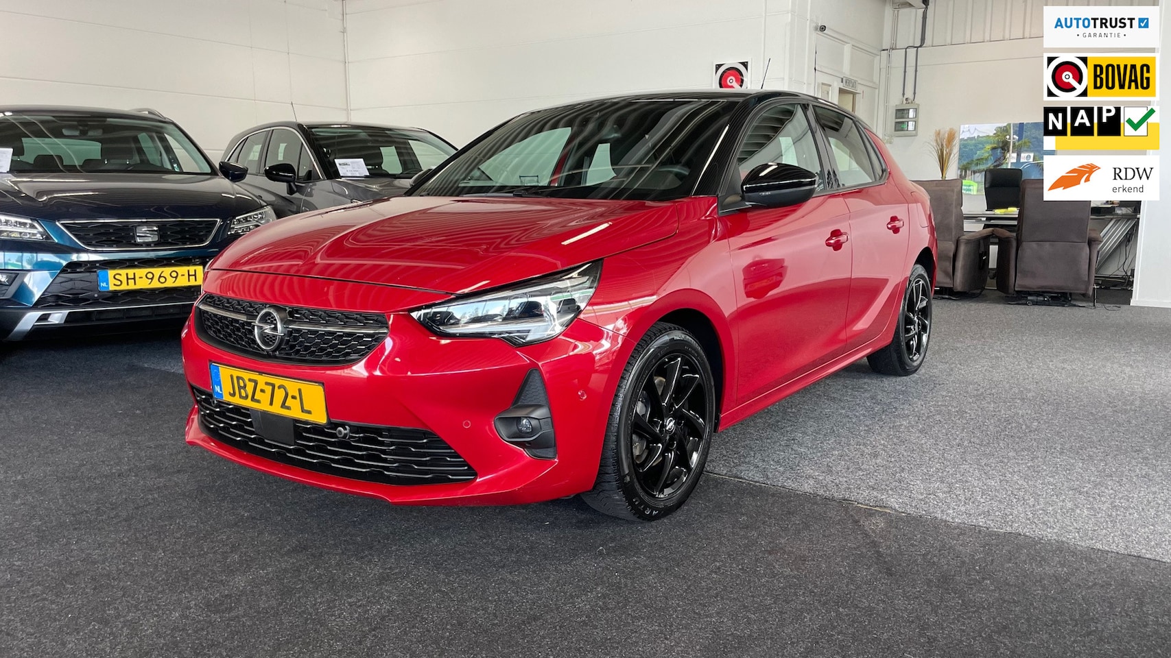 Opel Corsa - 1.2 GS Line 1.2 GS Line 101 Pk, Carplay, Airco, Camera, Cruise, Led, Lichtmetaal. - AutoWereld.nl