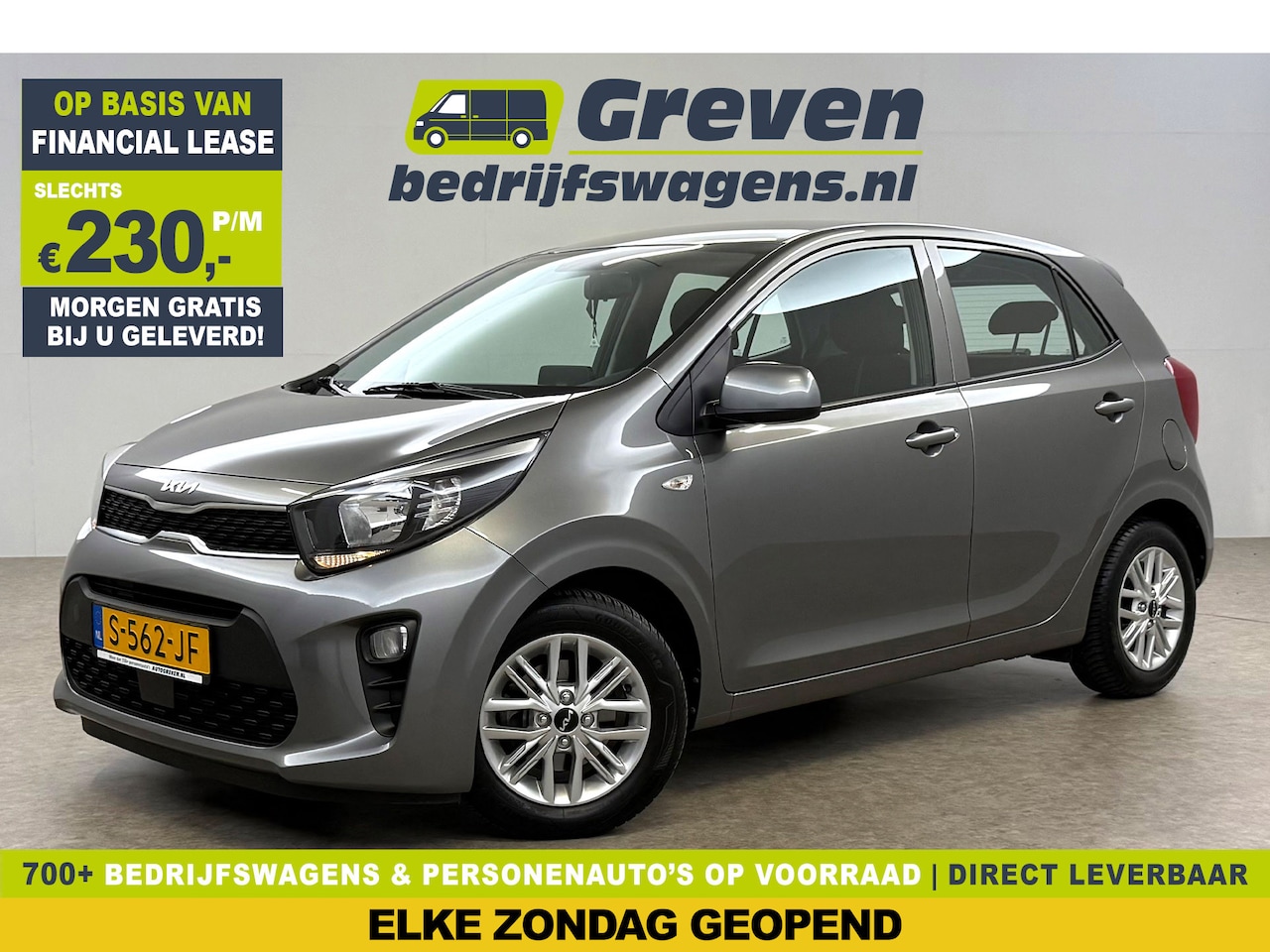 Kia Picanto - 1.0 DPi DynamicLine | Camera | Carplay | Cruisecontrol | Lichtmetalen velgen - AutoWereld.nl