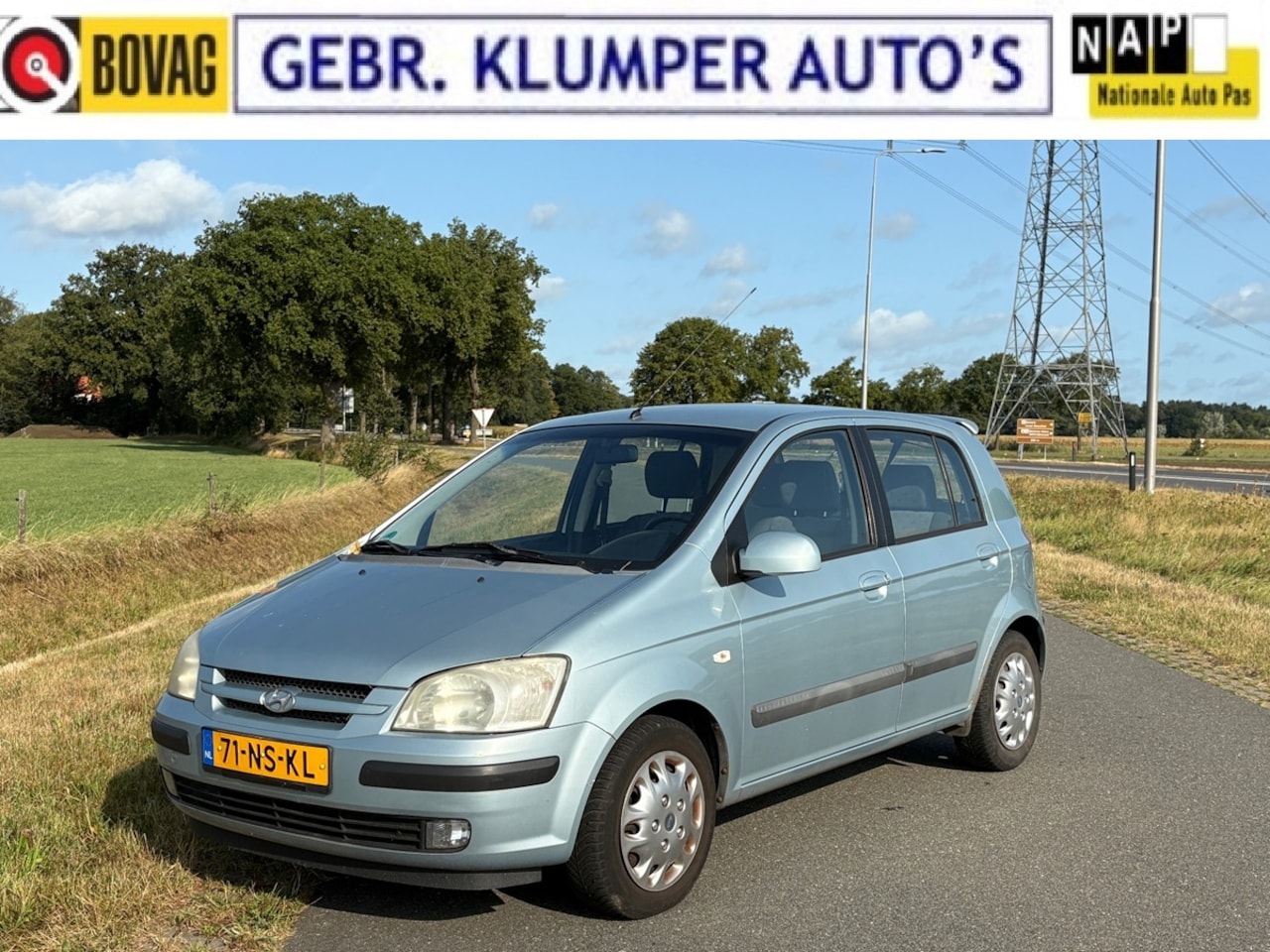 Hyundai Getz - 1.6i-16V GLS Airco, Isofix, El. Ramen, Trekhaak - AutoWereld.nl