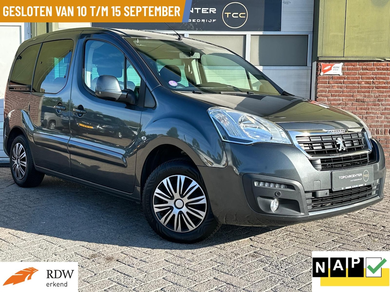 Peugeot Partner Tepee - 1.6 VTi/AIRCO/TREKH/PARKS/APK/NAP - AutoWereld.nl