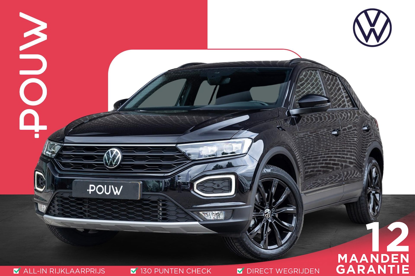 Volkswagen T-Roc - 1.5 TSI 150pk DSG Sport | Trekhaak Afneembaar | Elektrische Achterklep | Camera | Cruise C - AutoWereld.nl