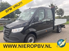 Mercedes-Benz Sprinter - 317CDI Dubbelcabine Openlaadbak Airco Cruisecontrol 3500KG Trekhaak Camera BPM VRIJ